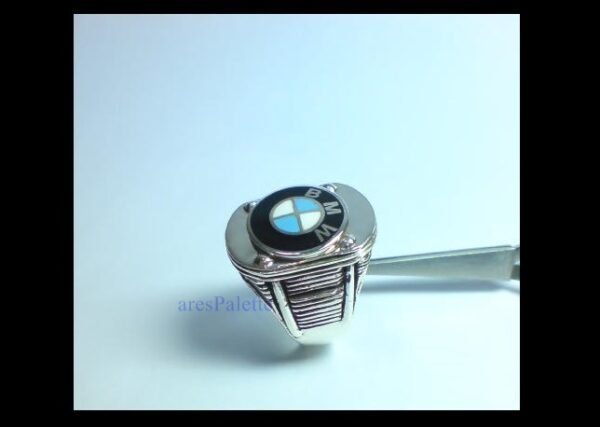 BMW Ring-''Aircooled''-Special Design Handmade Ring-925 silver