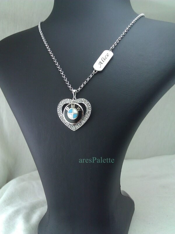 BMW Necklace Handmade Love Customised 925 Silver