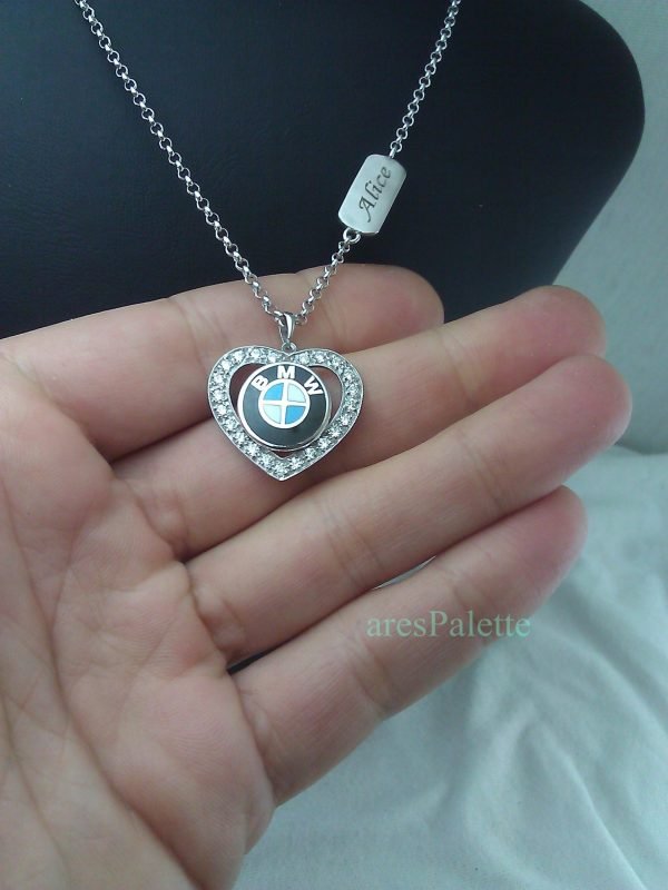 BMW Necklace Handmade Love Customised 925 Silver