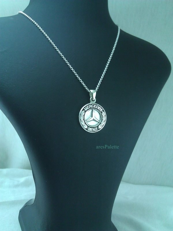 Mercedes Necklace Handmade-925 silver