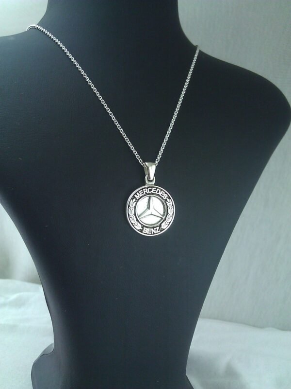 Mercedes Necklace Handmade-925 silver