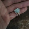 Natural Australian Opal Gold & Silver ring-Fully Handmade Gold Silver Ring