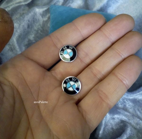 BMW Earrings Handmade-925 silver