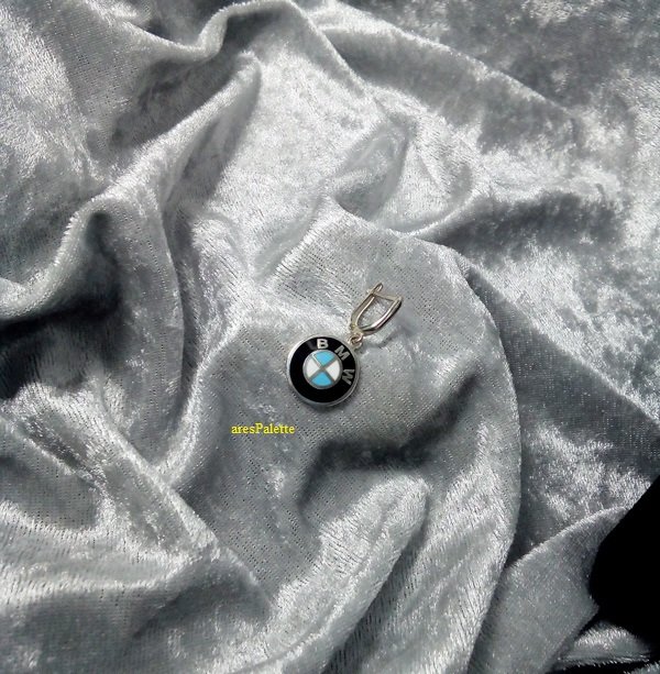 BMW Earring 925 silver Handmade