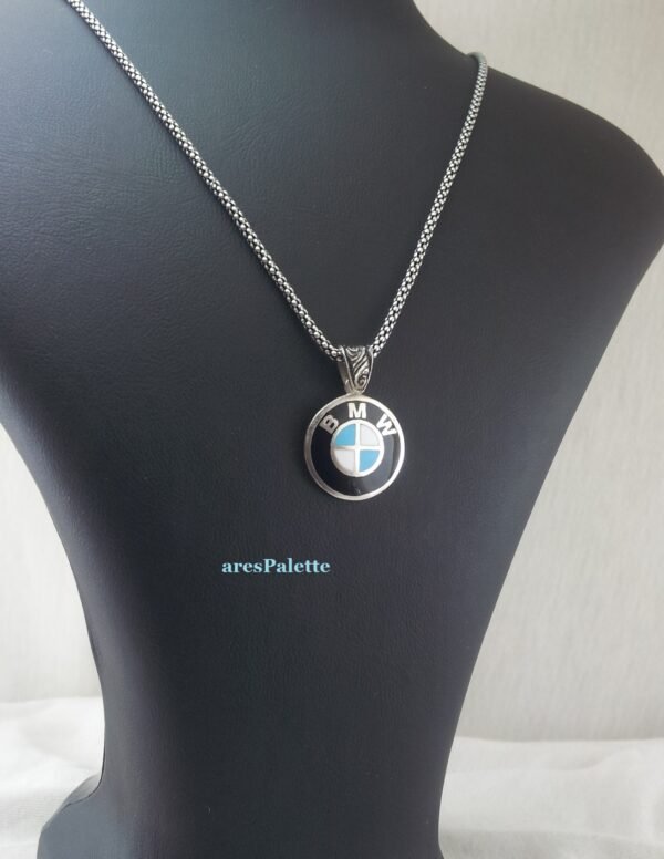 BMW Necklace Handmade-925 silver