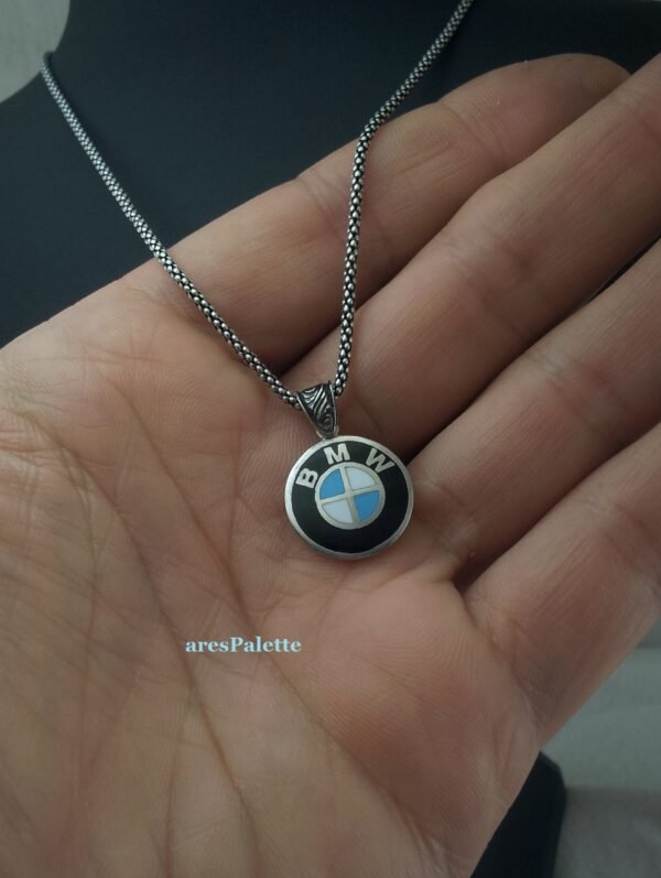 BMW Necklace Handmade-925 silver