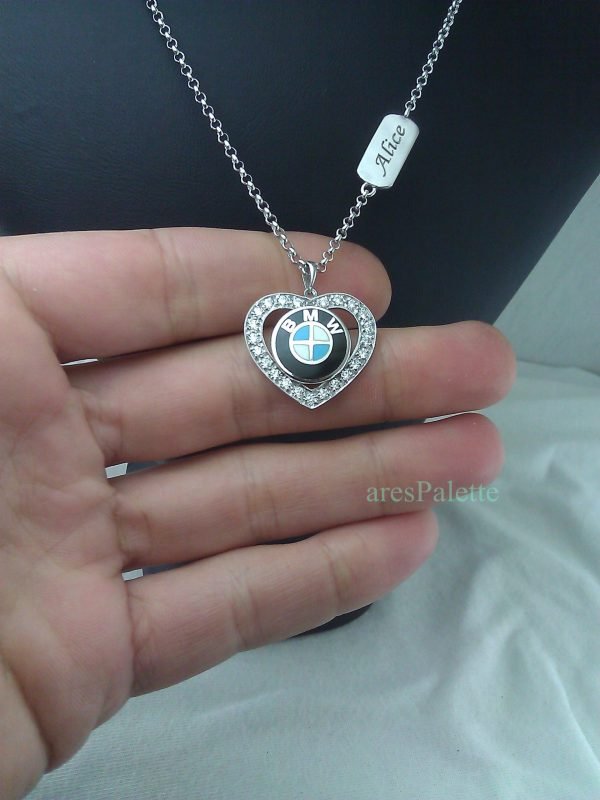 BMW Necklace Handmade Love Customised 925 Silver