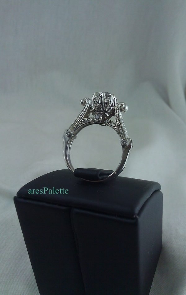 Special Design Engraved Wedding Ring-925 Silver