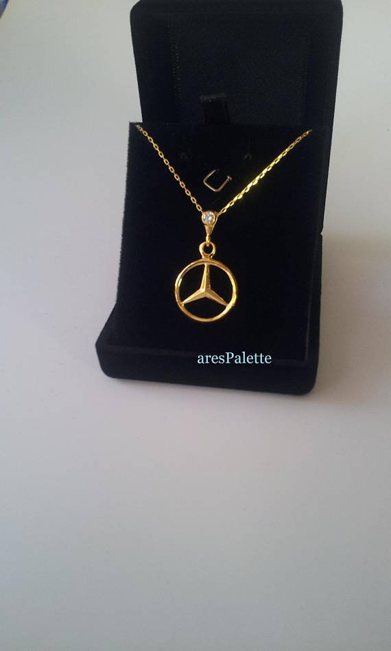 Mercedes Benz Necklace ''Yellow Edition''