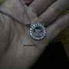 Mercedes Necklace ''Swarovski Edition'' Fully Handmade 925 silver