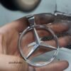 Mercedes Necklace Big Logo Necklace-Handmade-925 silver