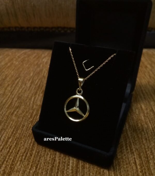 Mercedes Necklace ''Yellow Edition'' Necklace 925 Silver