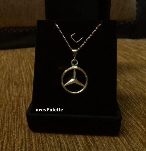 Mercedes Necklace ''Yellow Edition'' Necklace 925 Silver