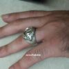 Mercedes Ring Special design ring-925 silver-White Swarovski-Custom Initials