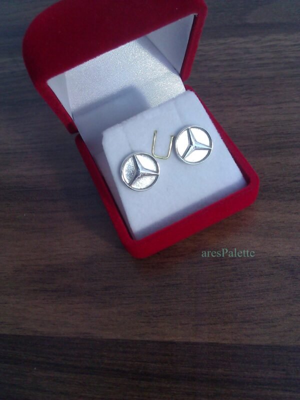 Mercedes Earrings Handmade 925 silver