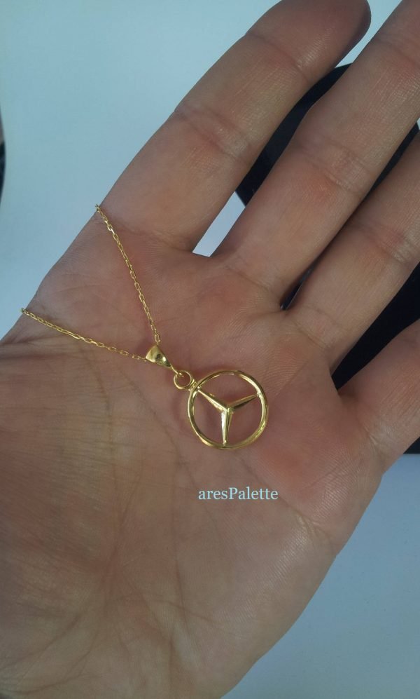 Mercedes Benz ''Yellow Edition'' Necklace-925 silver
