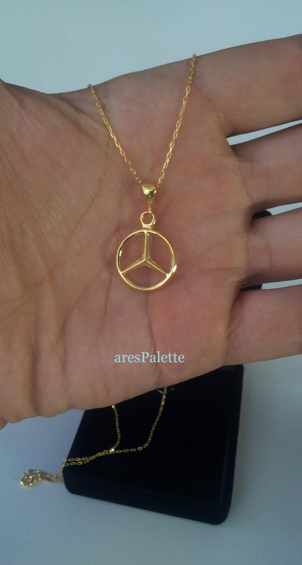 Mercedes Benz ''Yellow Edition'' Necklace-925 silver