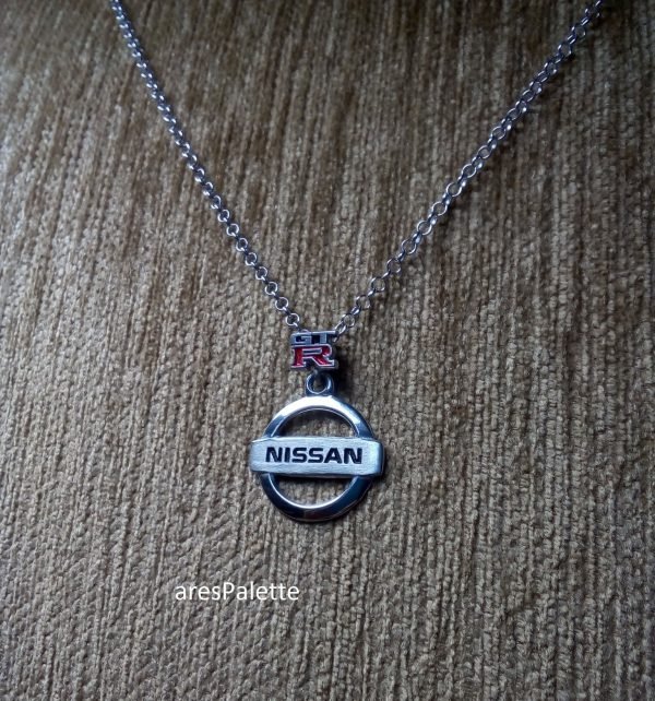 Nissan GTR Necklace Handmade-925 silver-Nissan Jewelry-Car Jewelry-Nissan GTR Halskette
