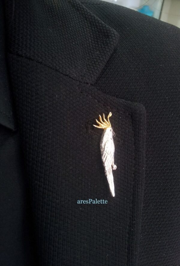 Parrot Pin 925 Silver