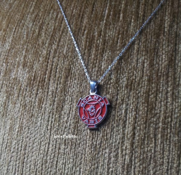 Scania Vabis Necklace-Handmade-925 Silver-Scania Vabis ''RED Edition'' Necklace