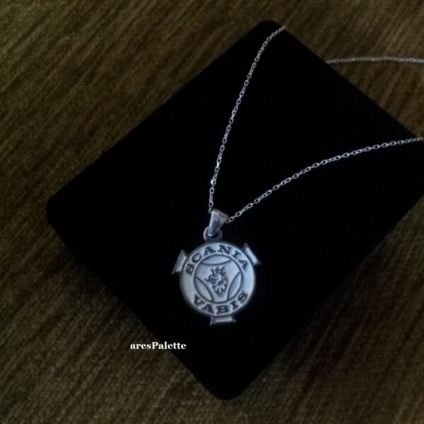 Scania Vabis Necklace Handmade-925 Silver-Scania Vabis ''White Edition'' Necklace