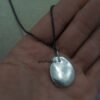Diver Necklace for Scuba Divers and OK sign/925 Silver-Handmade