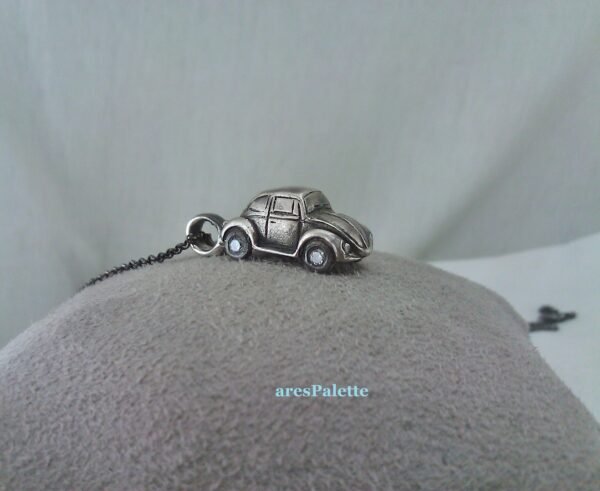 Volkswagen Beetle Necklace -''Old Style Edition''- 925 Silver Handmade