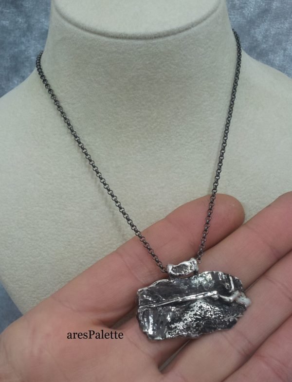 Spearfishing Necklace 925 Silver Handmade Jewelry