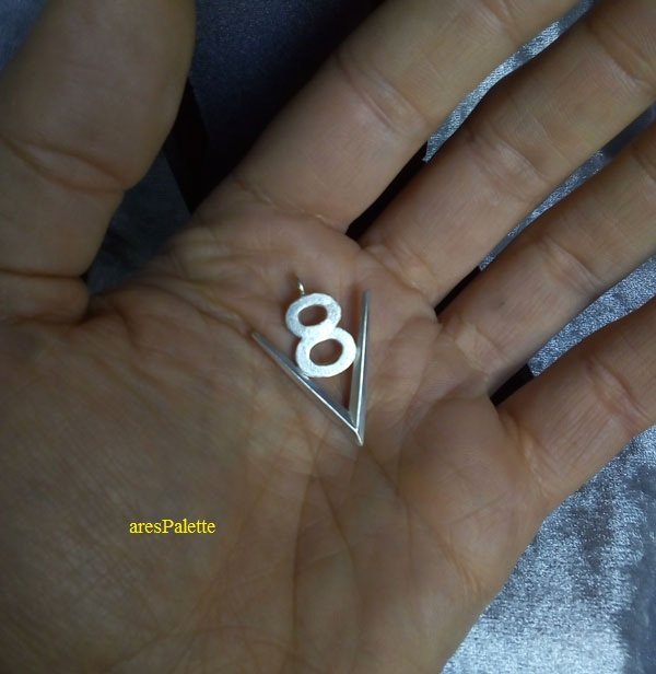 V8 Pendant Silver V8 Pendant Car 925 Silver Jewelry