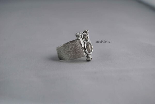 V8 Ring Handmade Car Jewellery-925 Silver-Handmade