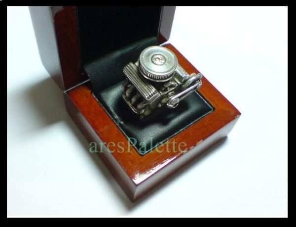 V8 Ring Handmade Car Jewellery V8 Engine Big Block Ring