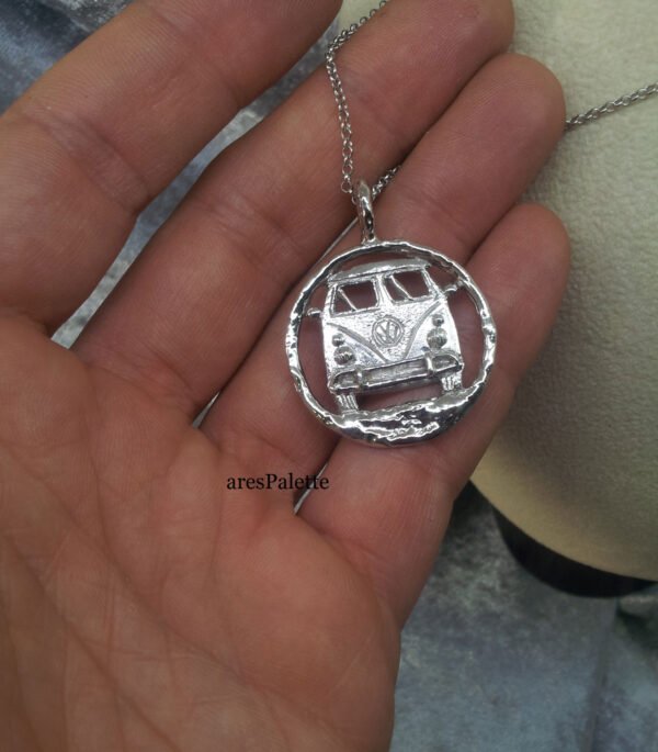 Volkswagen T1 Necklace - 925 Silver / Handmade