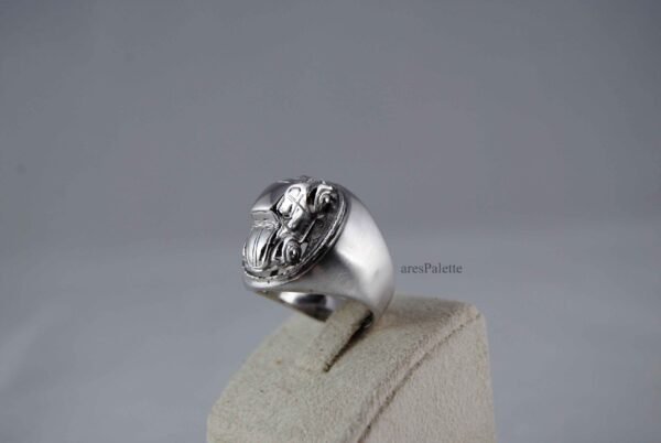 Volkswagen Beetle Ring 925 Silver Handmade VW Jewellery