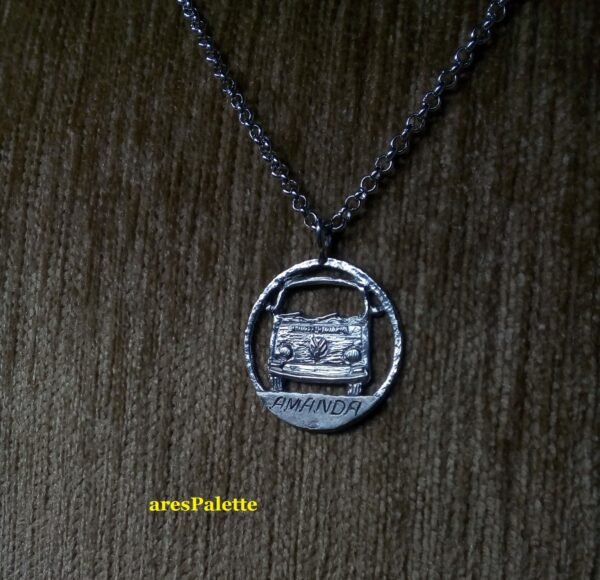 Volkswagen Bus Necklace VW T2 Necklace 925 Silver Customized