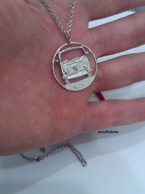 Volkswagen T2 Bus Necklace 925 Silver Handmade