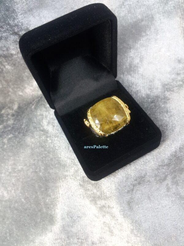 Yellow Aventurine Ring