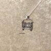 Bus Pendant 925 Solid Silver Handmade # 23